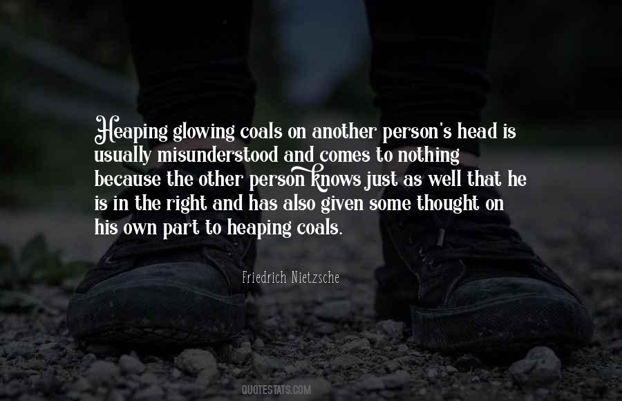 Heaping Coals Quotes #1625843
