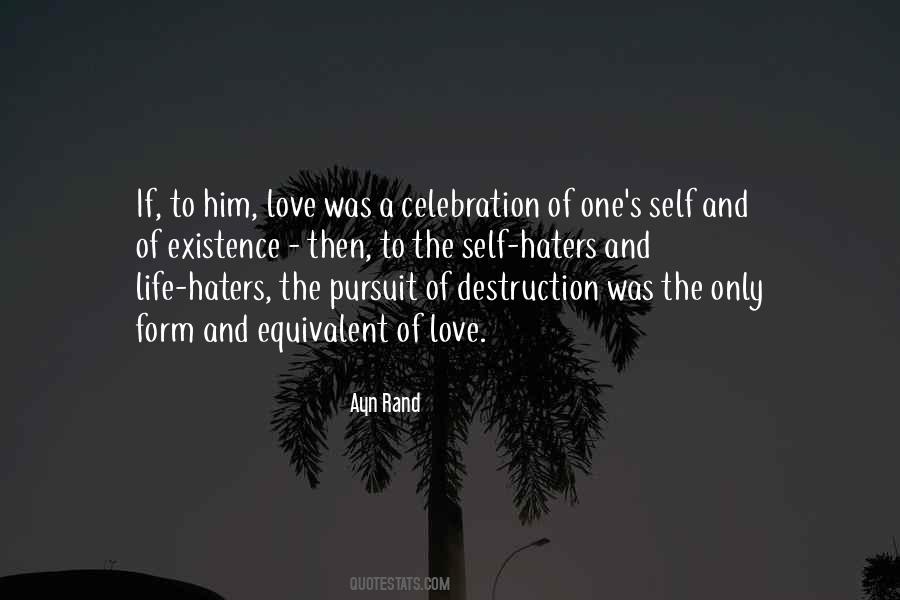 Quotes About Love Haters #1601568 Quotes About Love Haters #1601568