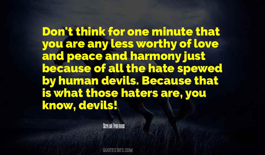 Quotes About Love Haters #927479 Quotes About Love Haters #927479
