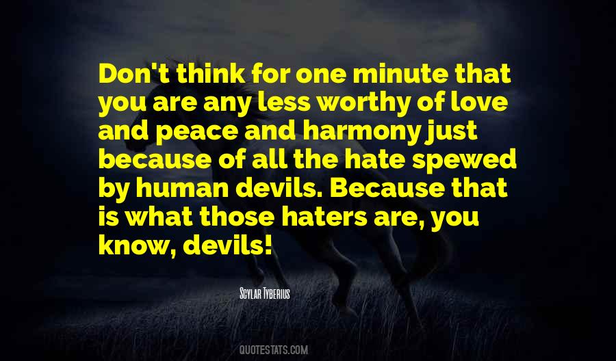 Quotes About Love Haters #927479