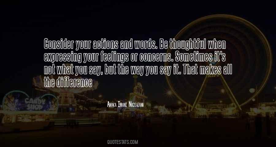 Be Thoughtful Quotes #4084