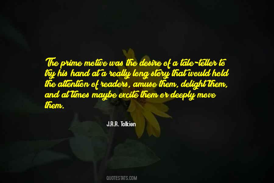 Story Teller Quotes #410928