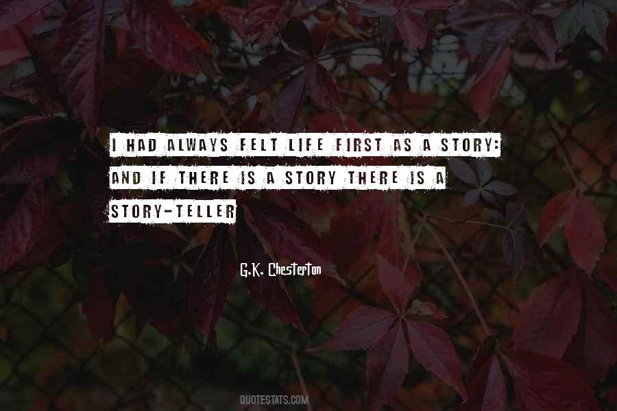 Story Teller Quotes #422439