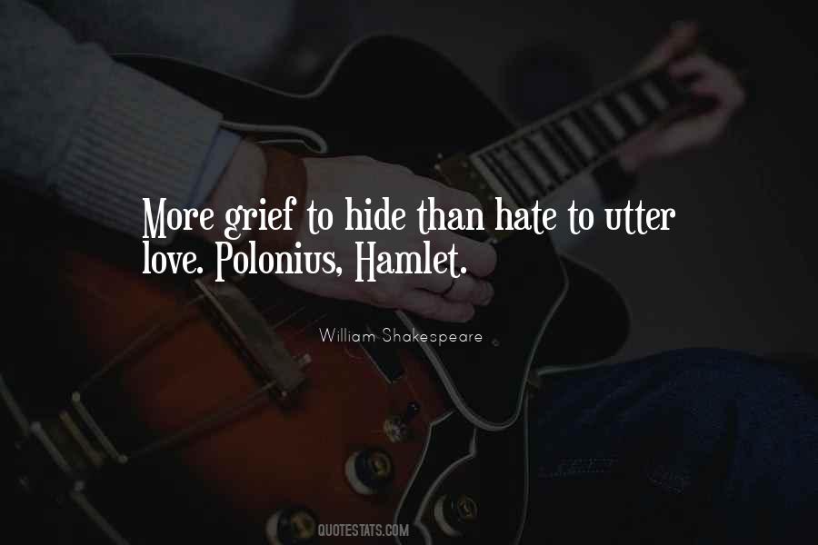 Quotes About Love Hamlet #1481524