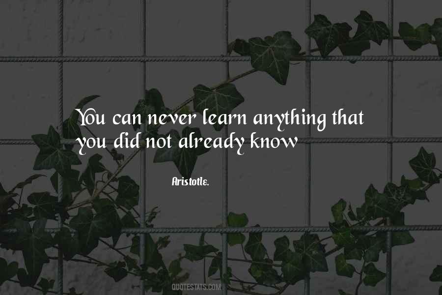 Learn Anything Quotes #1168292