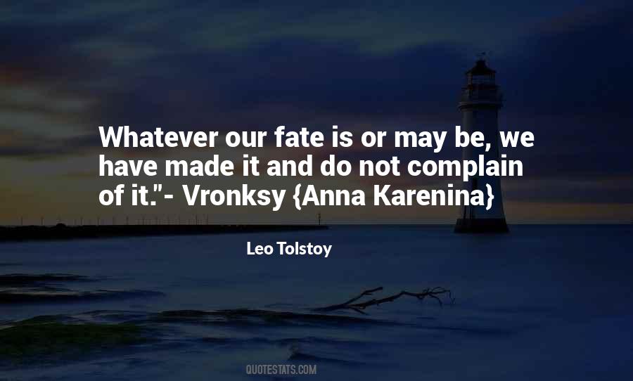 Our Fate Quotes #1337722