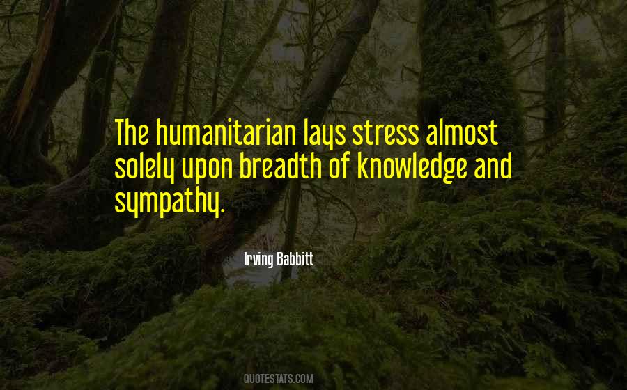 Breadth Of Knowledge Quotes #1065955
