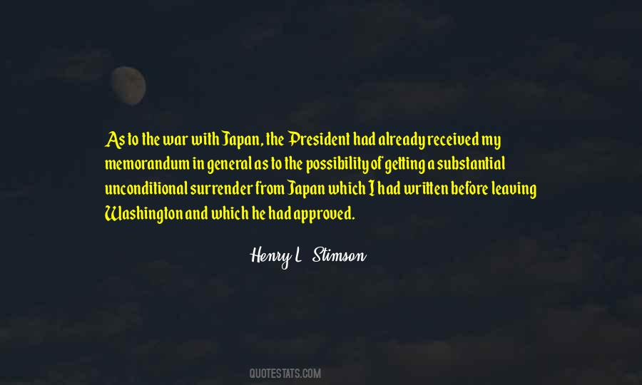 Henry Stimson Quotes #1413756
