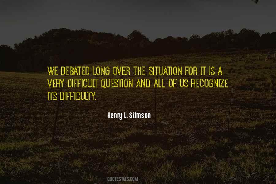 Henry Stimson Quotes #883824