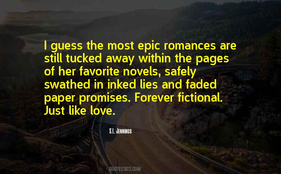 Quotes About Love From Novels #198365