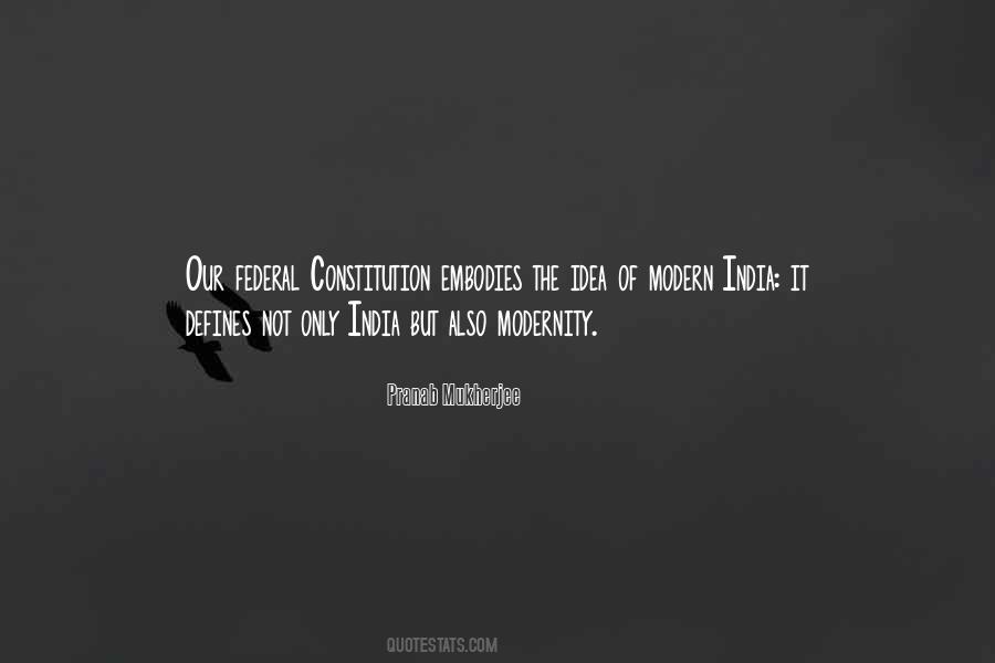 Modern India Quotes #26992