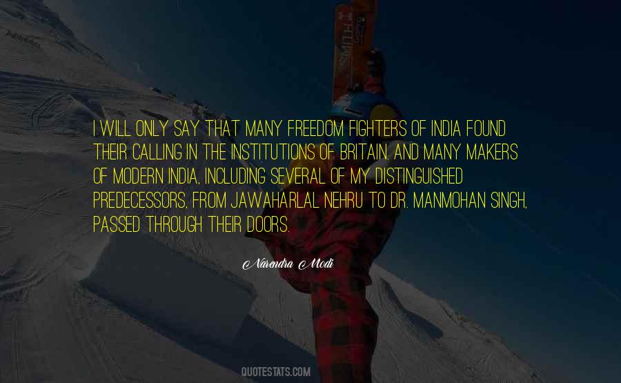 Modern India Quotes #879581