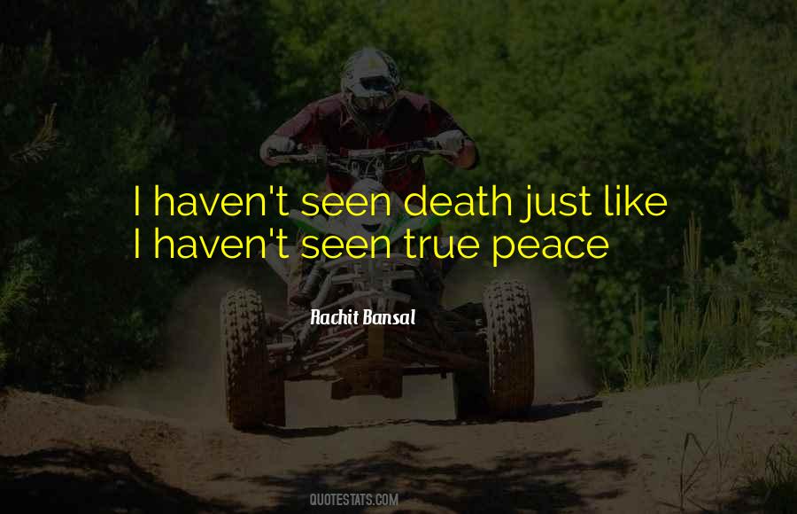 True Peace Quotes #1580014