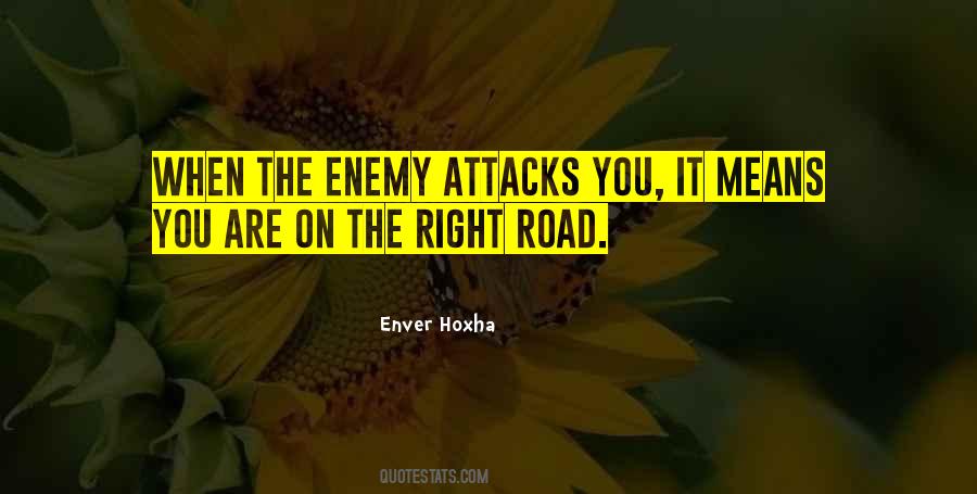Right Road Quotes #1609920