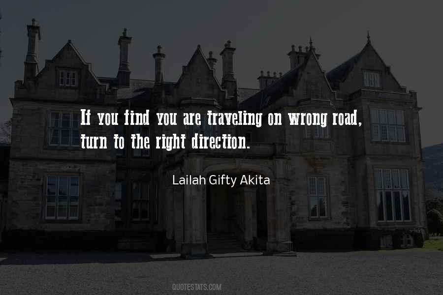 Right Road Quotes #204201