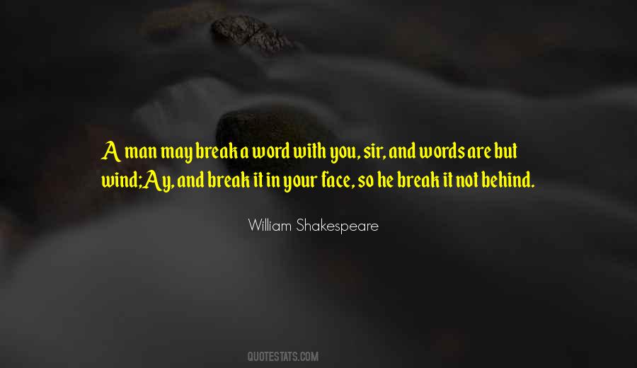 Break Your Face Quotes #208985