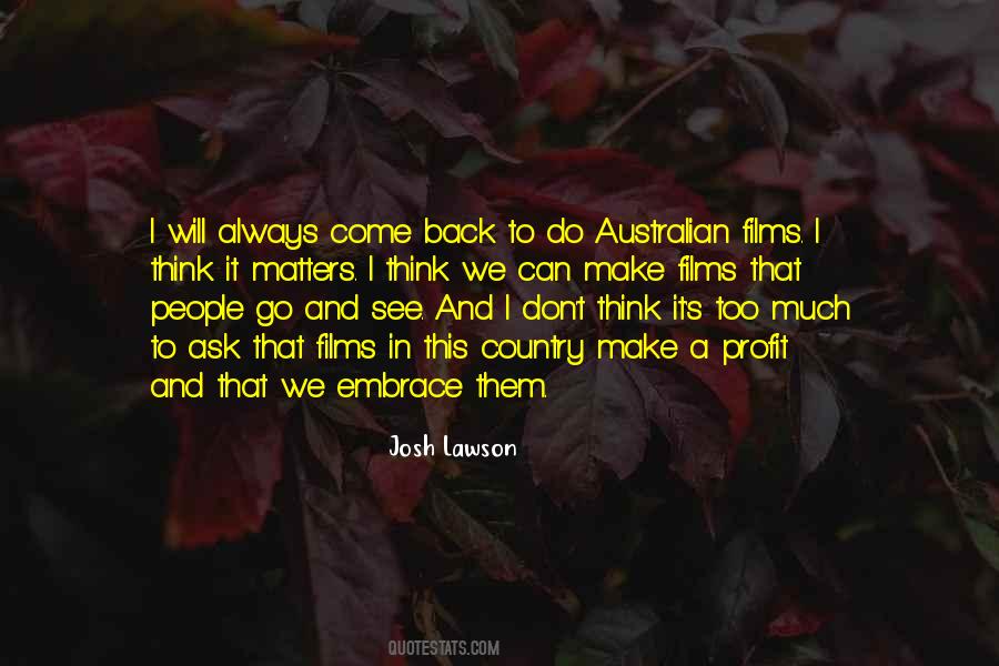 Australian Films Quotes #988003