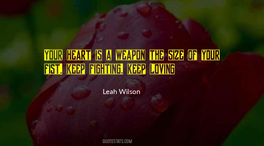 Size Of Your Heart Quotes #1113541