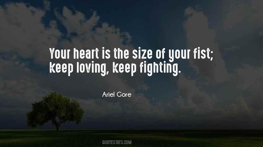 Size Of Your Heart Quotes #1844942