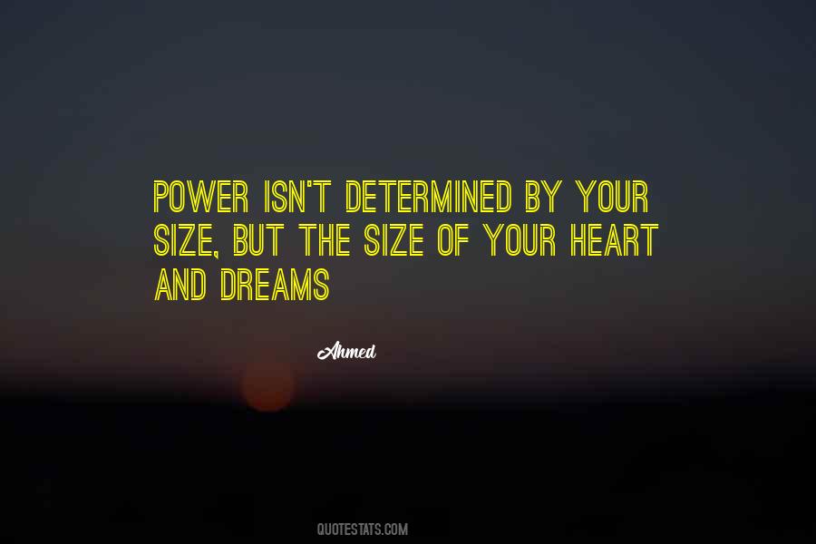 Size Of Your Heart Quotes #1877649