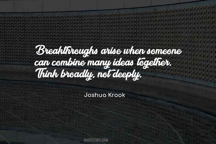 Breakthrough Inspirational Quotes #744460