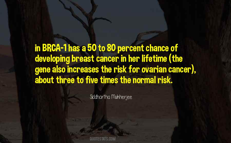 Breast And Ovarian Cancer Quotes #1846893