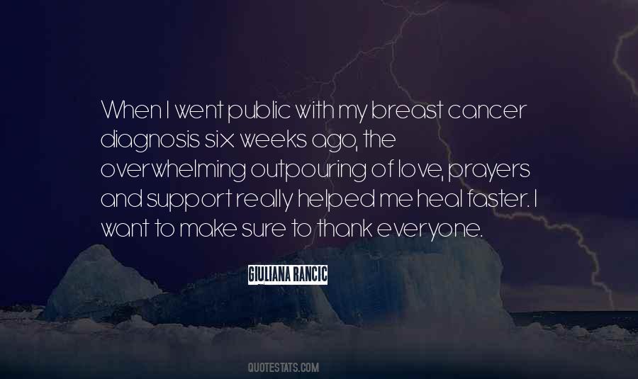 Breast Cancer Diagnosis Quotes #1061853