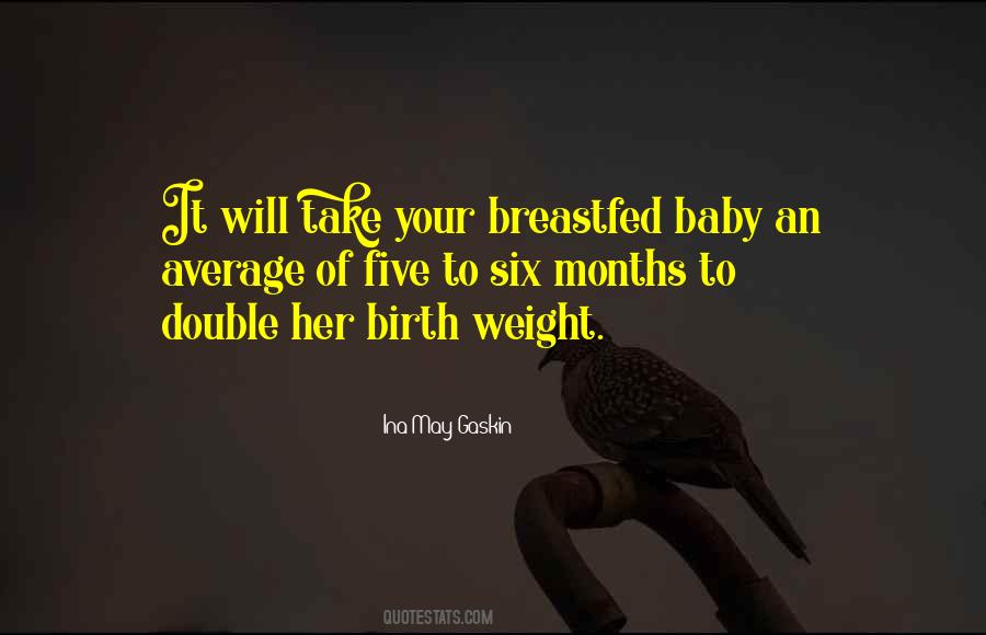 Breastfed Baby Quotes #127128