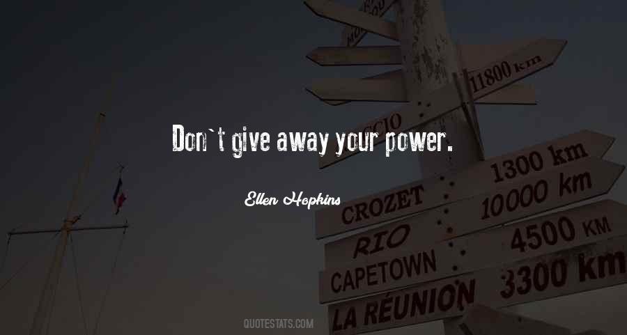 Your Power Quotes #1075095