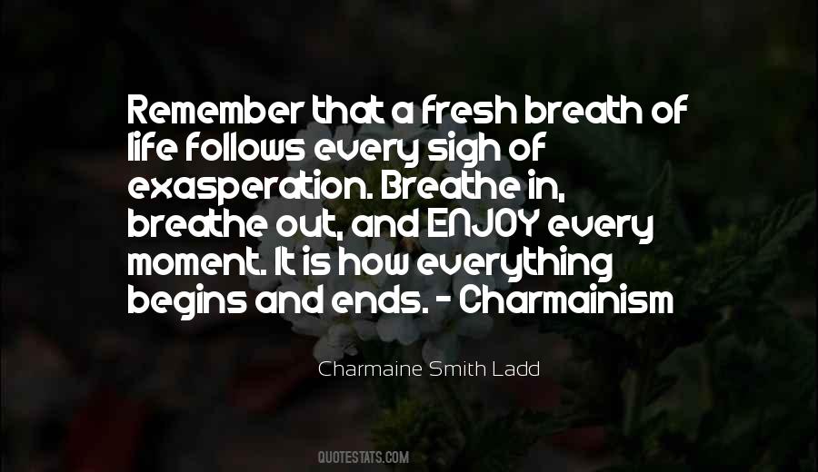 Breathe Inspirational Quotes #1833506