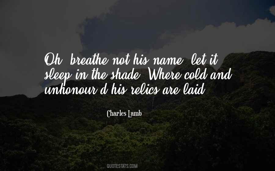 Breathe My Name Quotes #784683