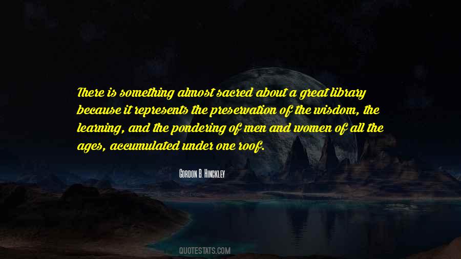 Great Men And Women Quotes #193565