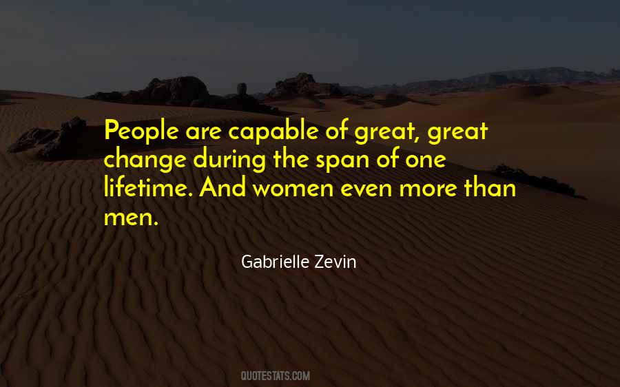 Great Men And Women Quotes #517839