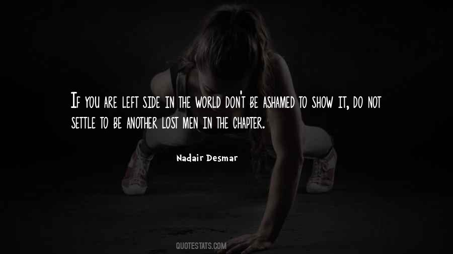 Are You Not Ashamed Quotes #1542033