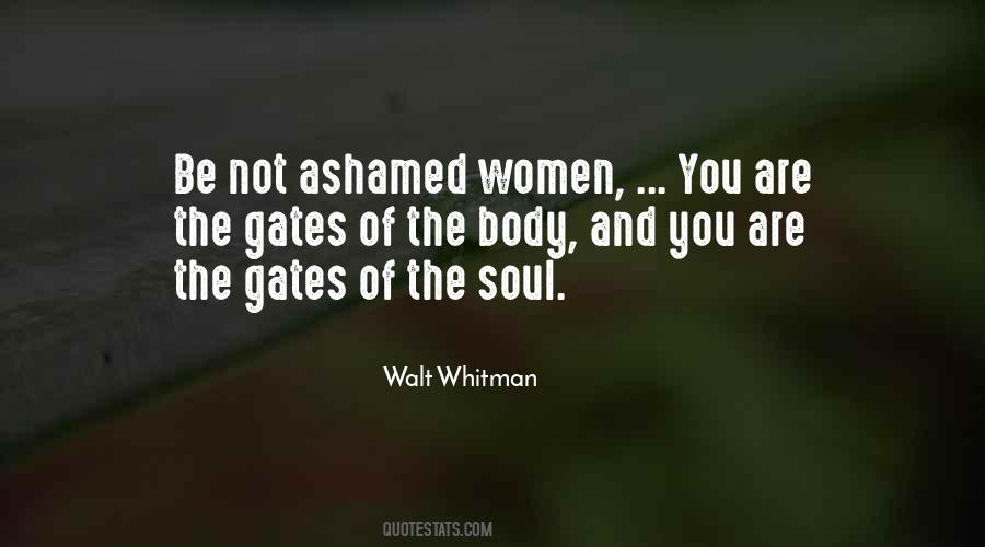 Are You Not Ashamed Quotes #738381