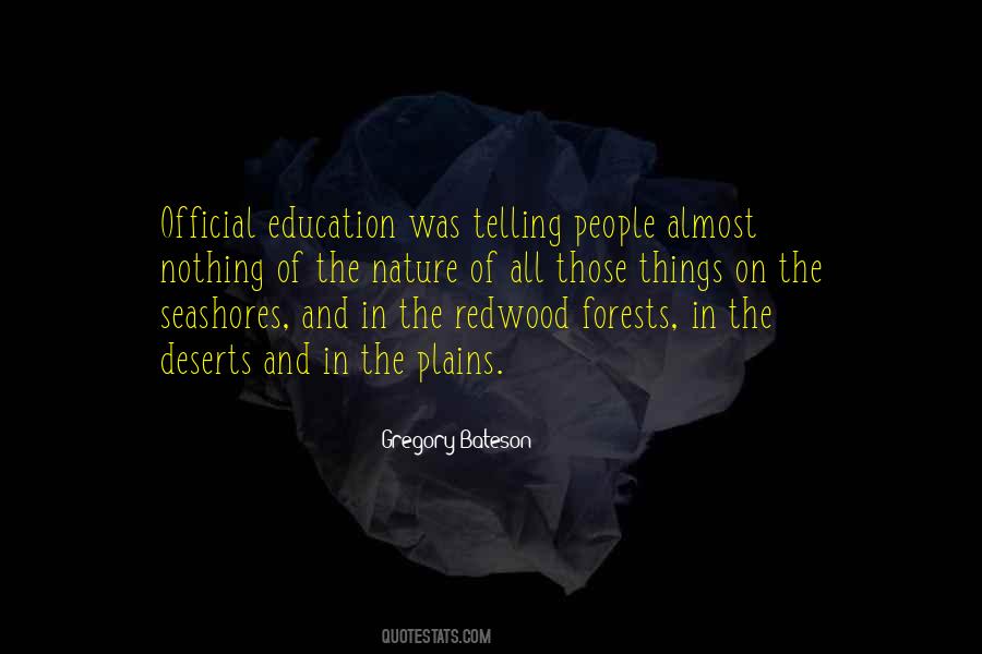 Nature And Education Quotes #1597943