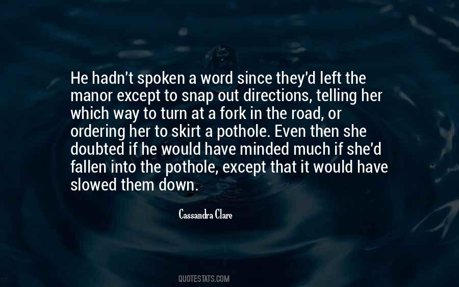 Road Turn Quotes #1070077