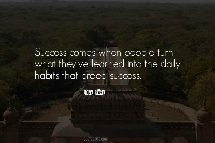 Breed Success Quotes #1532252