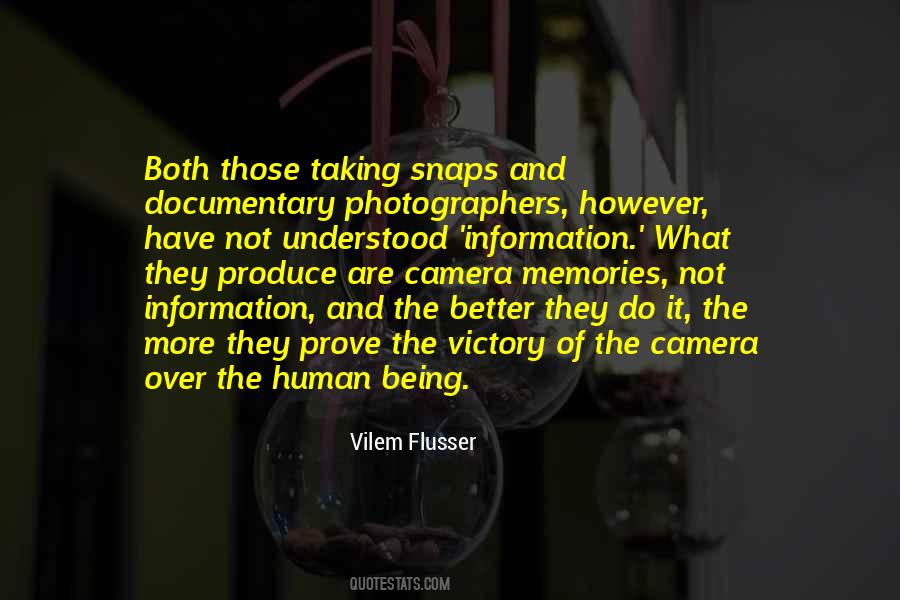 Flusser Photography Quotes #1463220