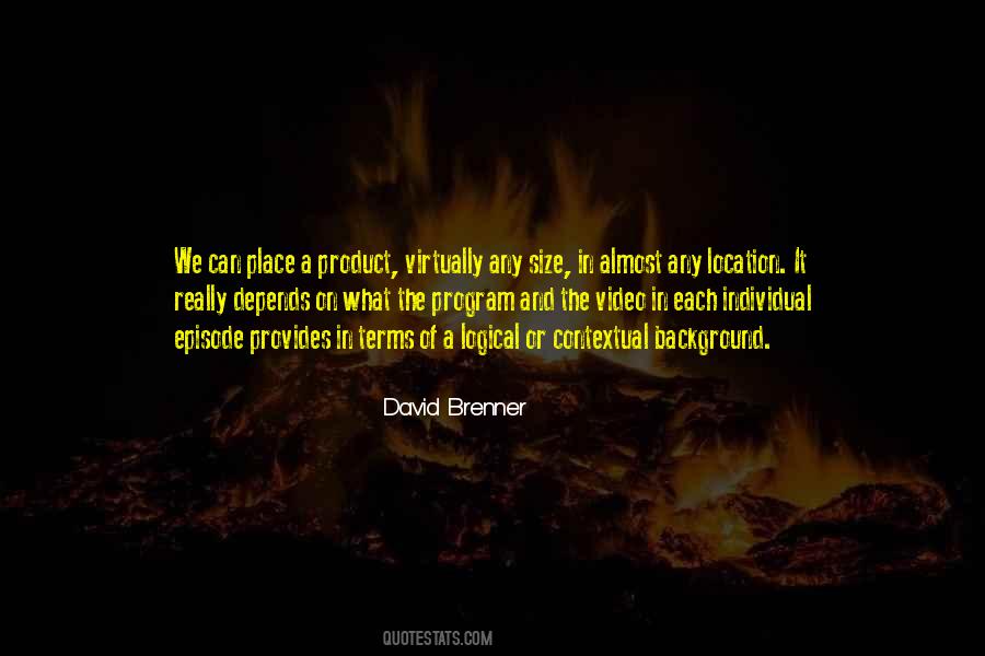 Brenner Quotes #1648031