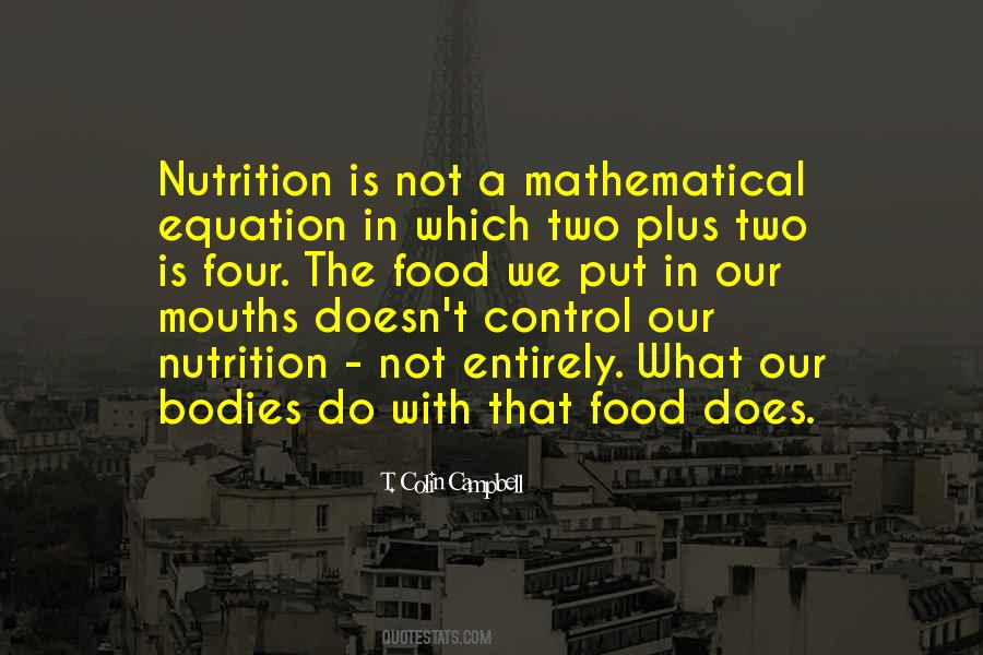 Food Nutrition Quotes #378221