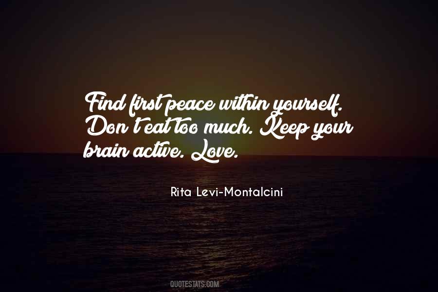 Find Peace Within Yourself Quotes #846824
