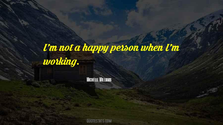 A Happy Person Quotes #100711