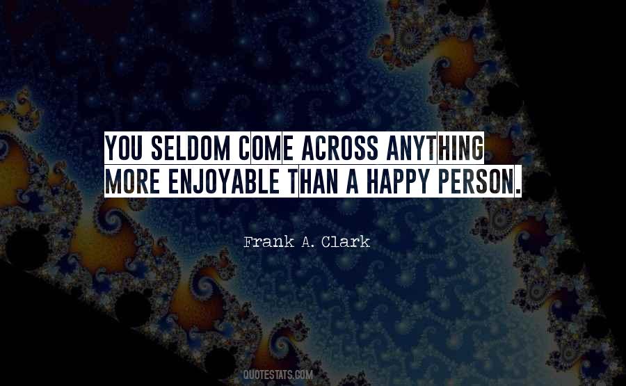 A Happy Person Quotes #1303962