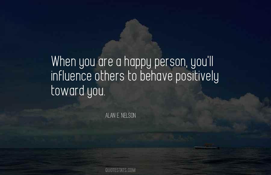 A Happy Person Quotes #1736134