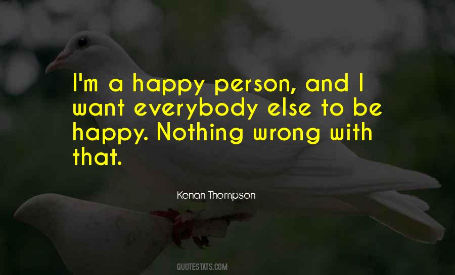 A Happy Person Quotes #456931