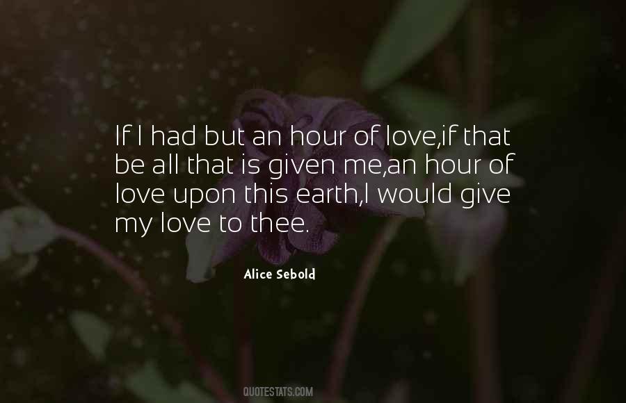 Quotes About Love Earth #103966