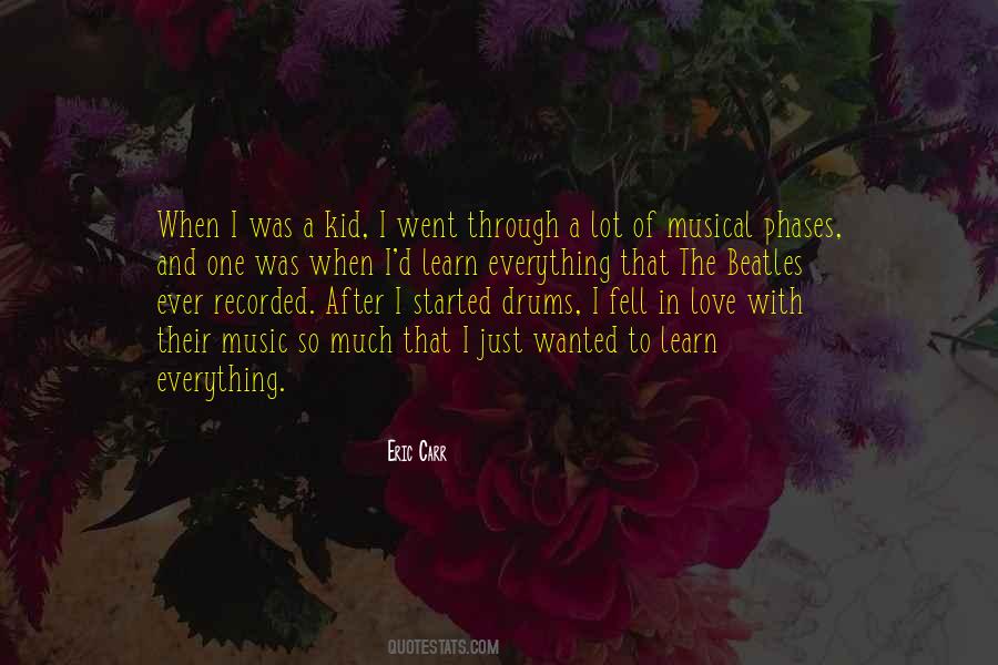 Quotes About Love Drums #745279