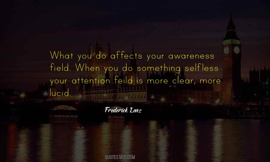 Awareness Field Quotes #732768