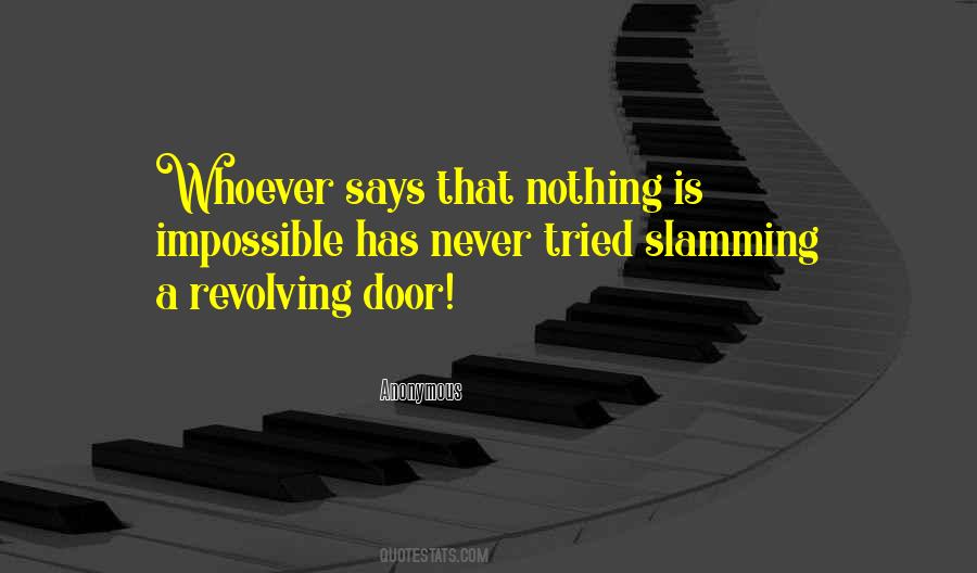 The Revolving Door Quotes #438106